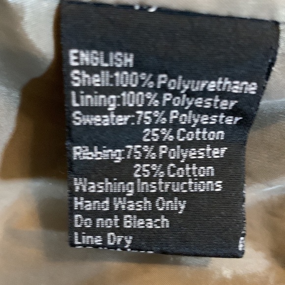 Come Together California CTC Vegan Leather Jacket with Knit Insert - Picture 13 of 15